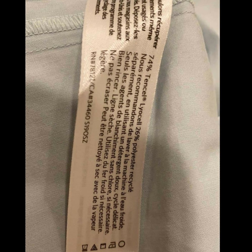 Eileen Fisher T-Shirth  Dress in Cornflowers - Picture 3 of 11